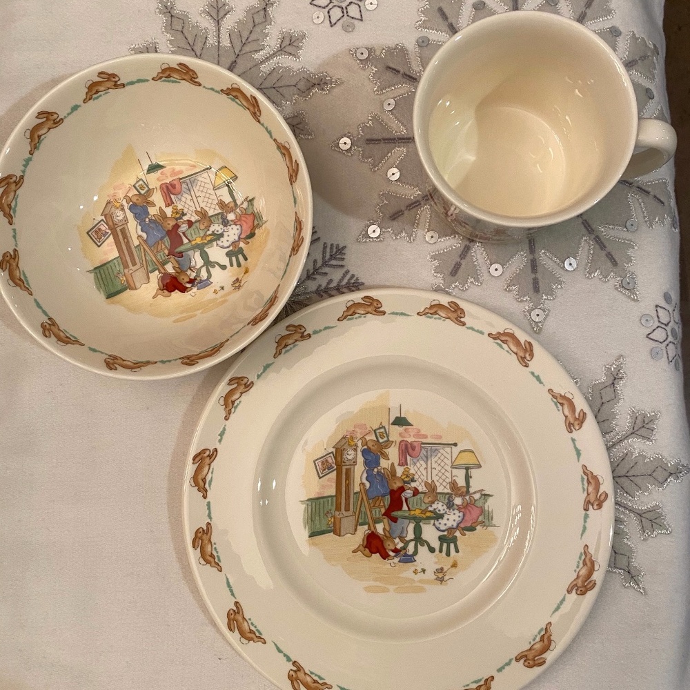 Bunnykins Child Dish Set
